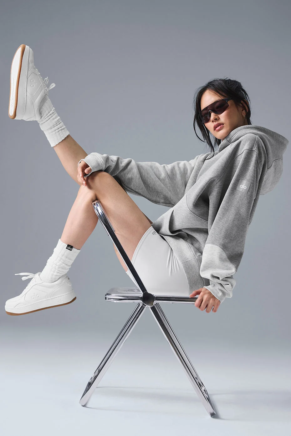 Make Waves Hoodie - Athletic Heather Grey Tonal - Image 5
