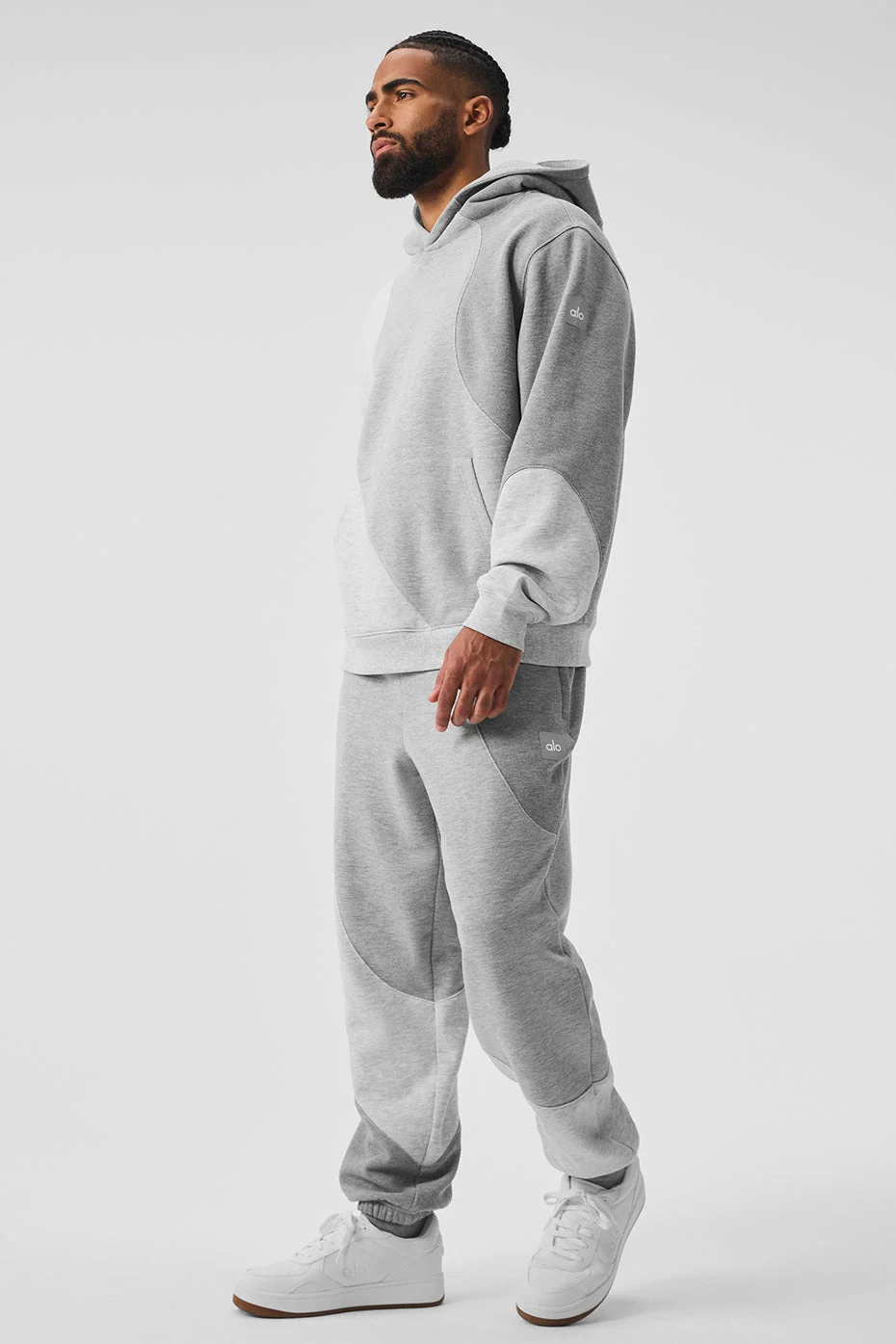 Make Waves Hoodie - Athletic Heather Grey Tonal - Image 4