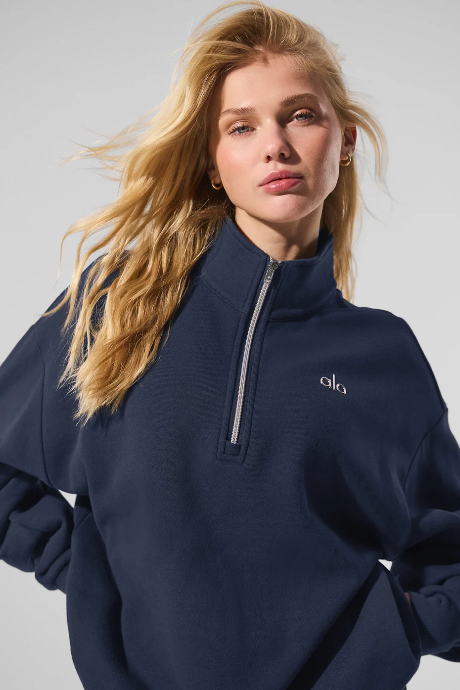 Accolade 1/4 Zip Pullover - Navy - Image 4