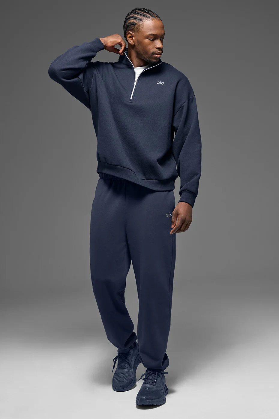 Accolade 1/4 Zip Pullover - Navy - Image 5