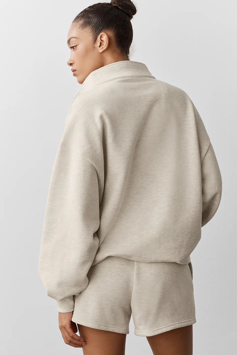 Accolade 1/4 Zip Pullover - Oatmeal Heather - Image 2