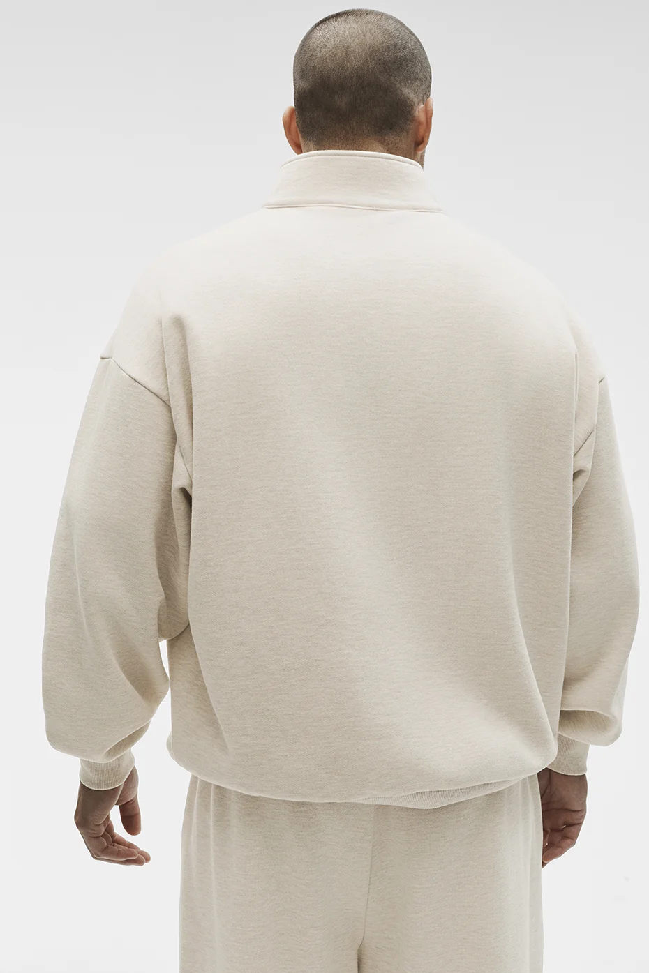 Accolade 1/4 Zip Pullover - Oatmeal Heather - Image 2