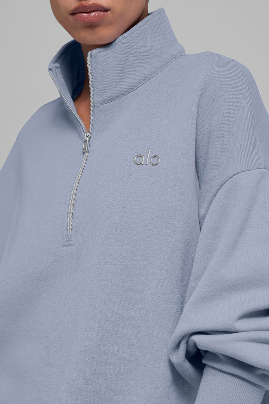 Accolade 1/4 Zip Pullover - Winter Frost - Image 4