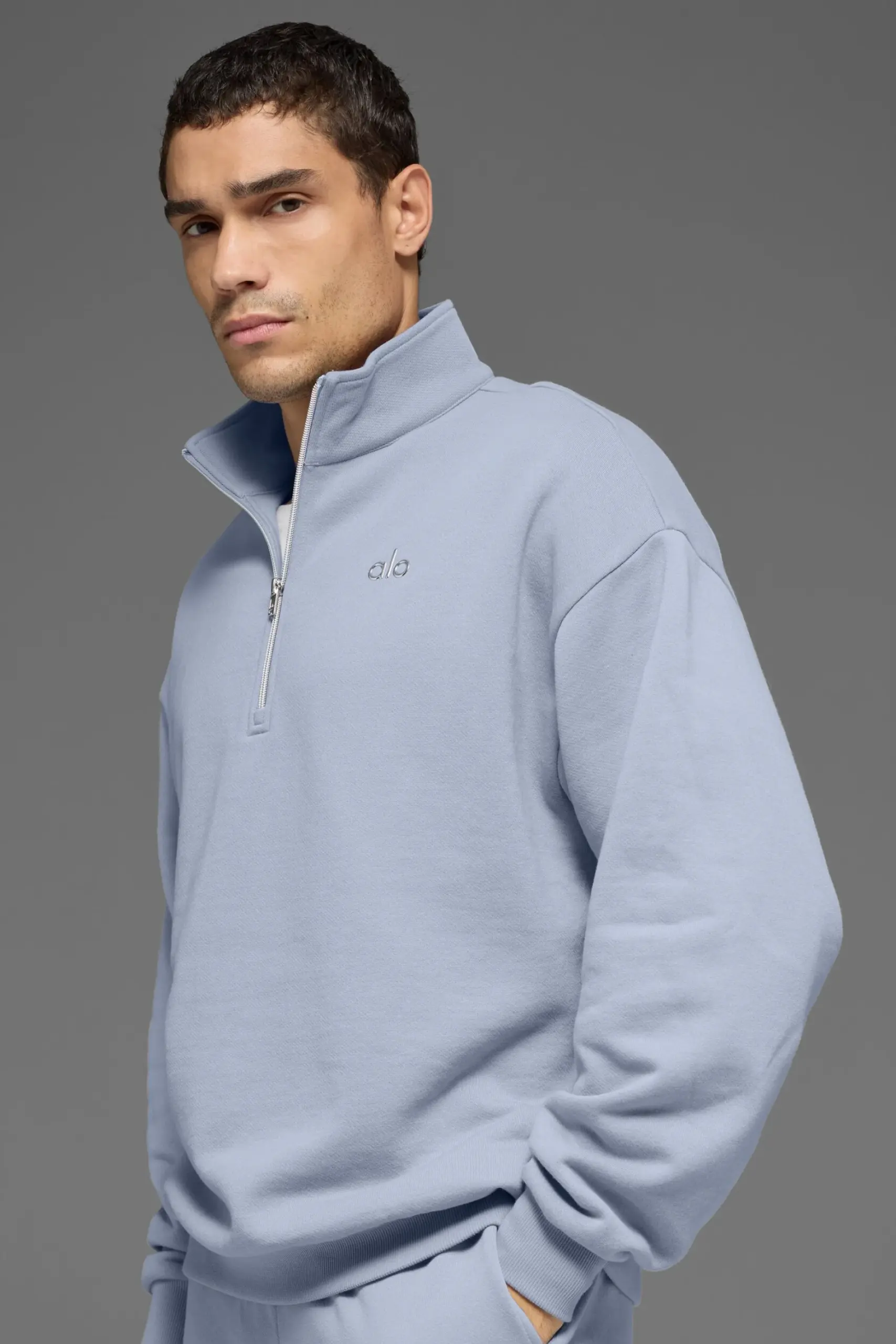 Accolade 1/4 Zip Pullover - Winter Frost - Image 3