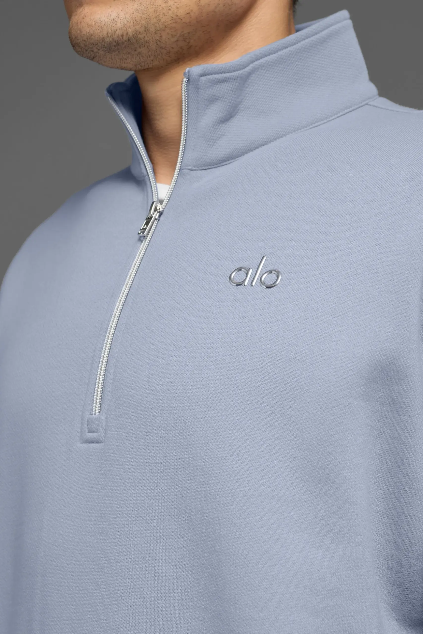 Accolade 1/4 Zip Pullover - Winter Frost - Image 4