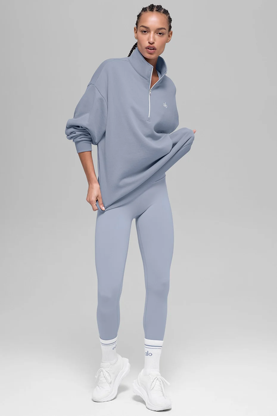 Accolade 1/4 Zip Pullover - Winter Frost - Image 5