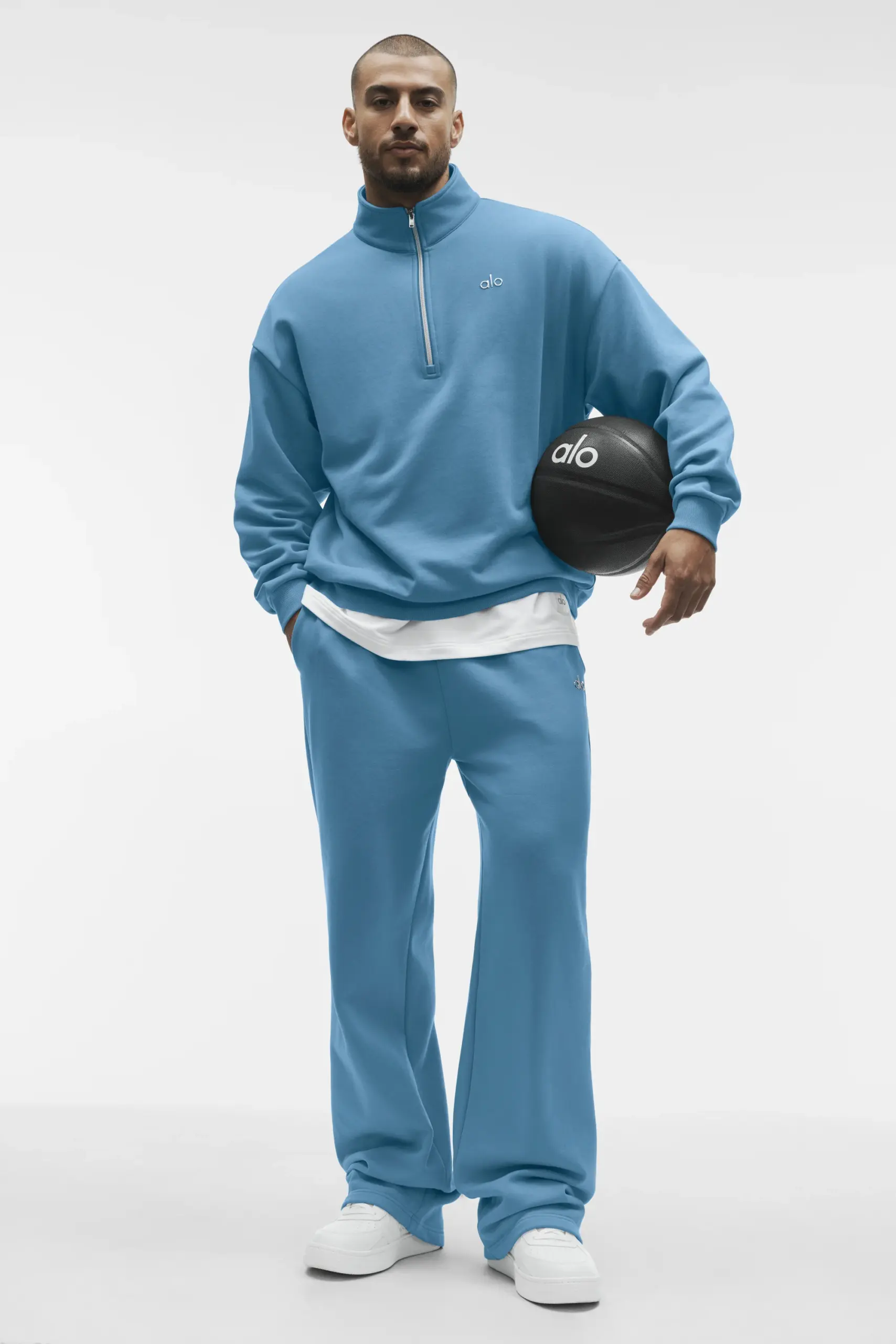 Accolade 1/4 Zip Pullover - California Blue - Image 4
