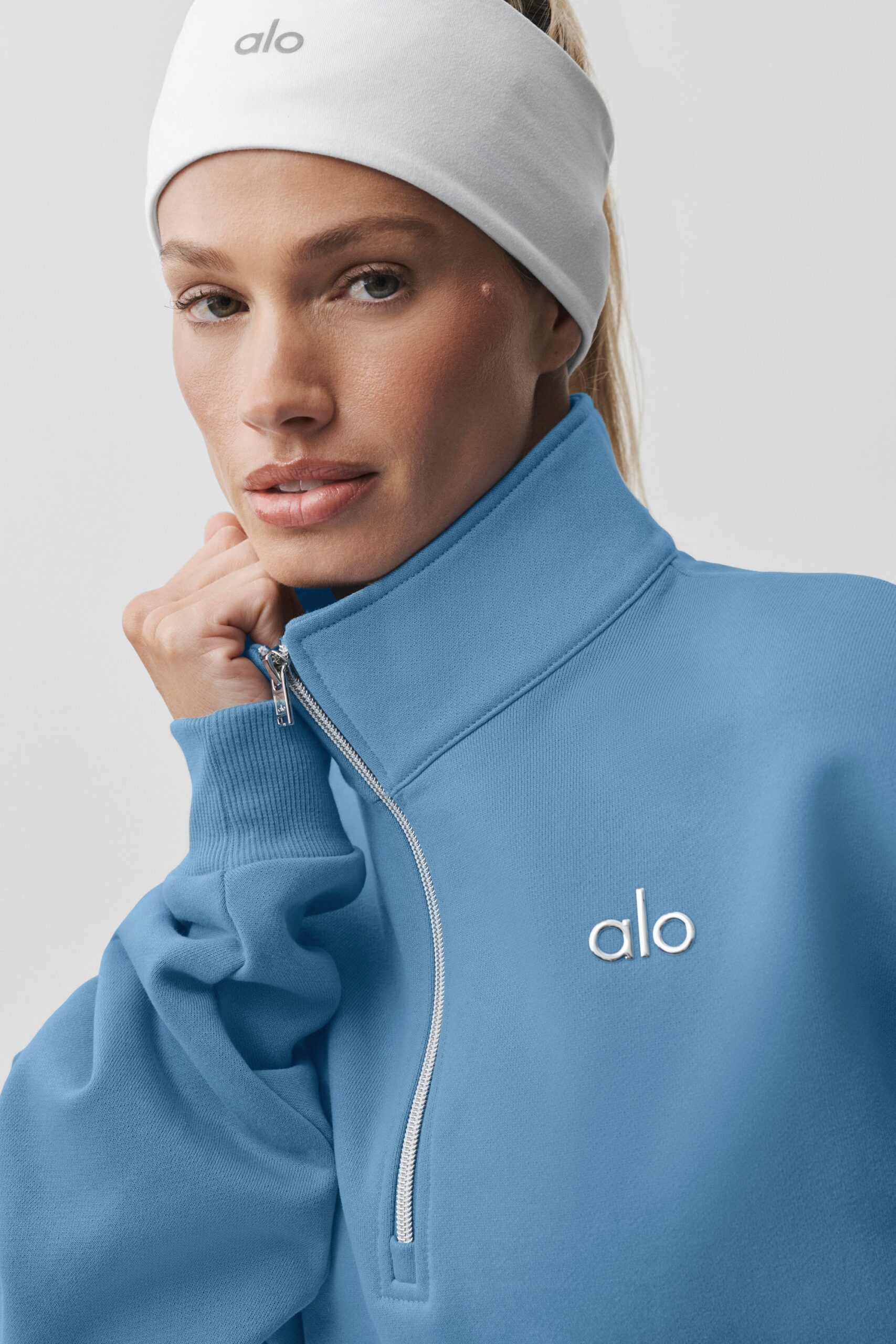 Accolade 1/4 Zip Pullover - California Blue - Image 4