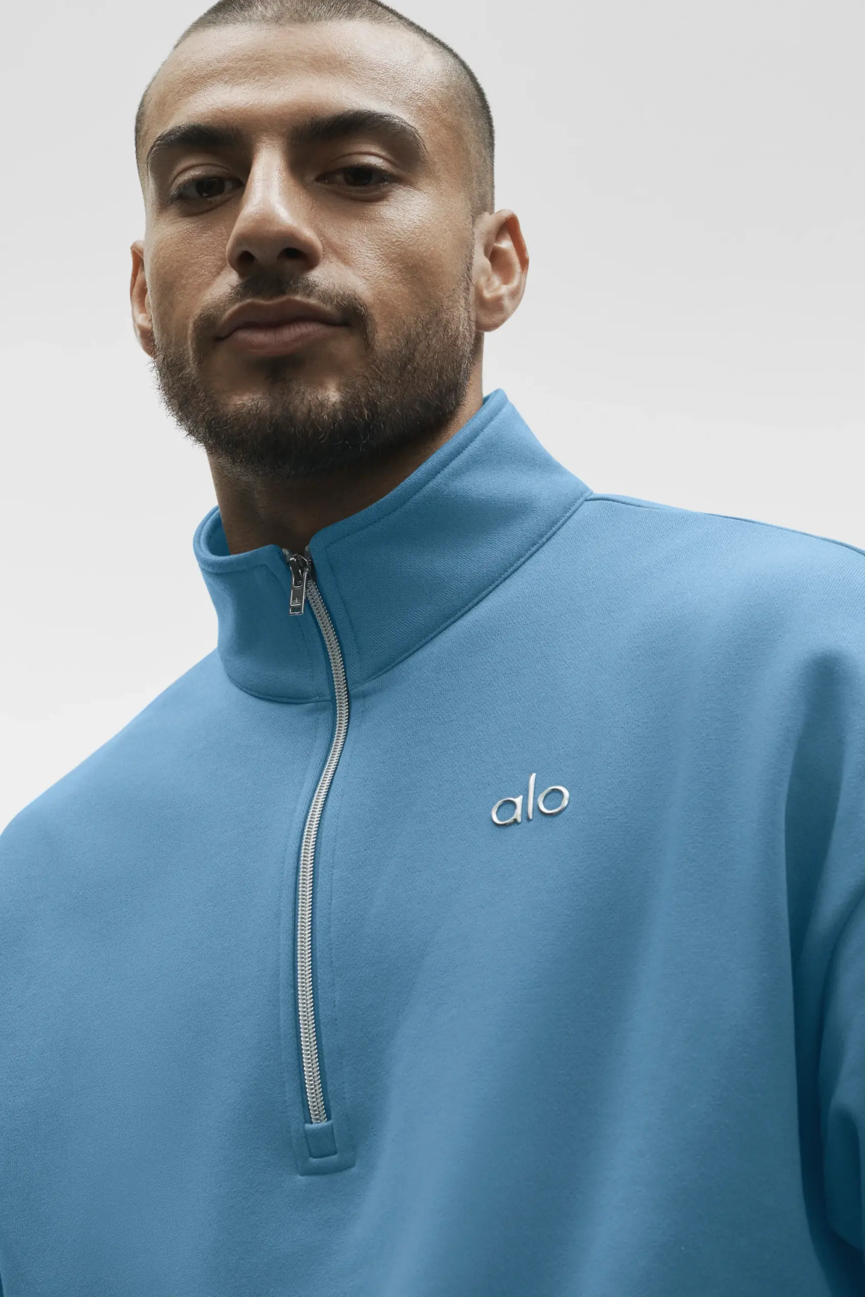 Accolade 1/4 Zip Pullover - California Blue - Image 3