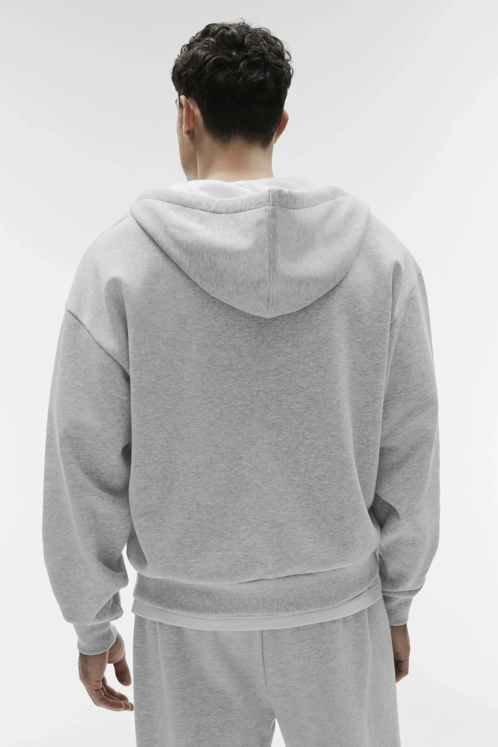 Accolade Full Zip Hoodie - Athletic Heather Grey - Image 2