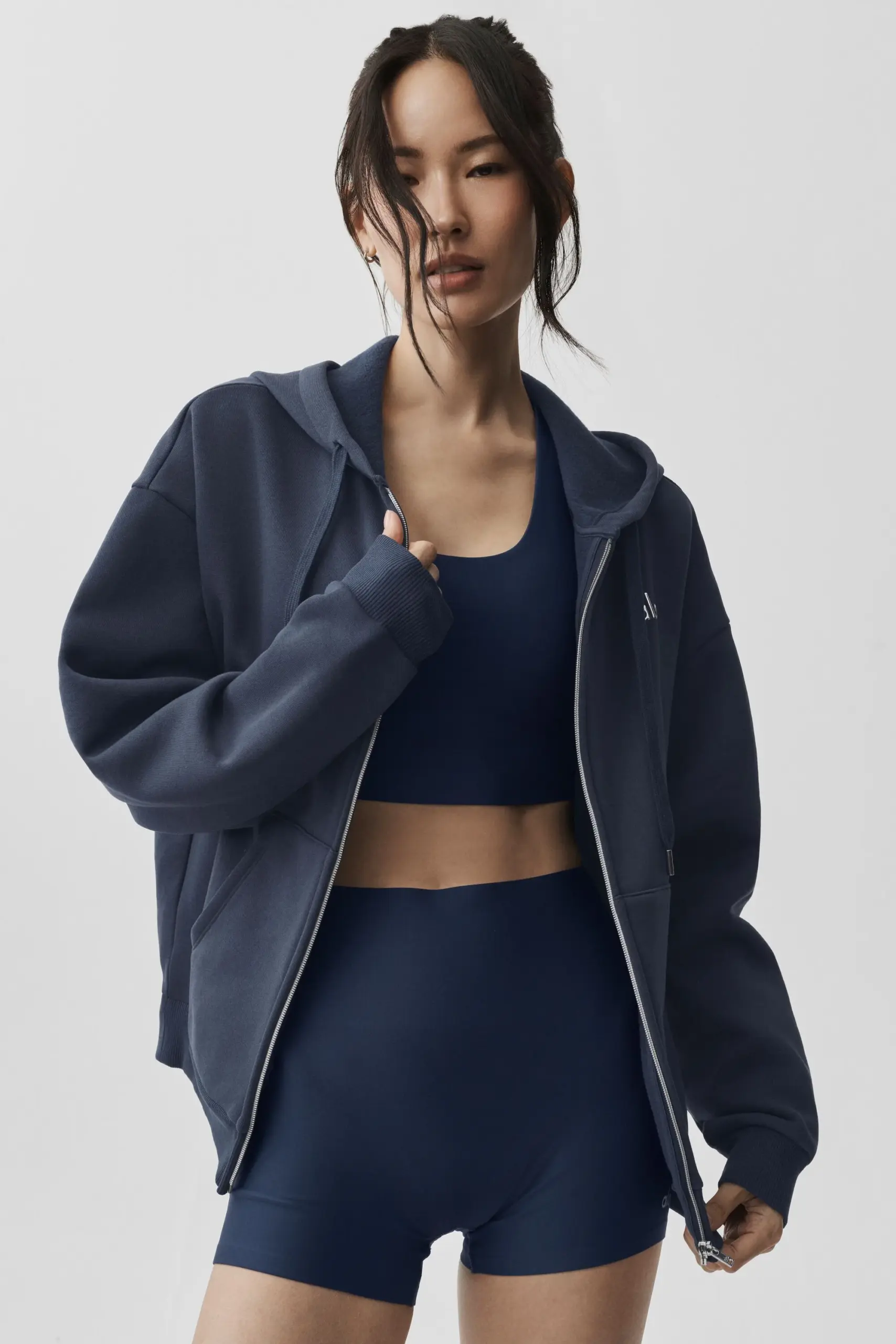 Accolade Full Zip Hoodie - Navy - Image 3