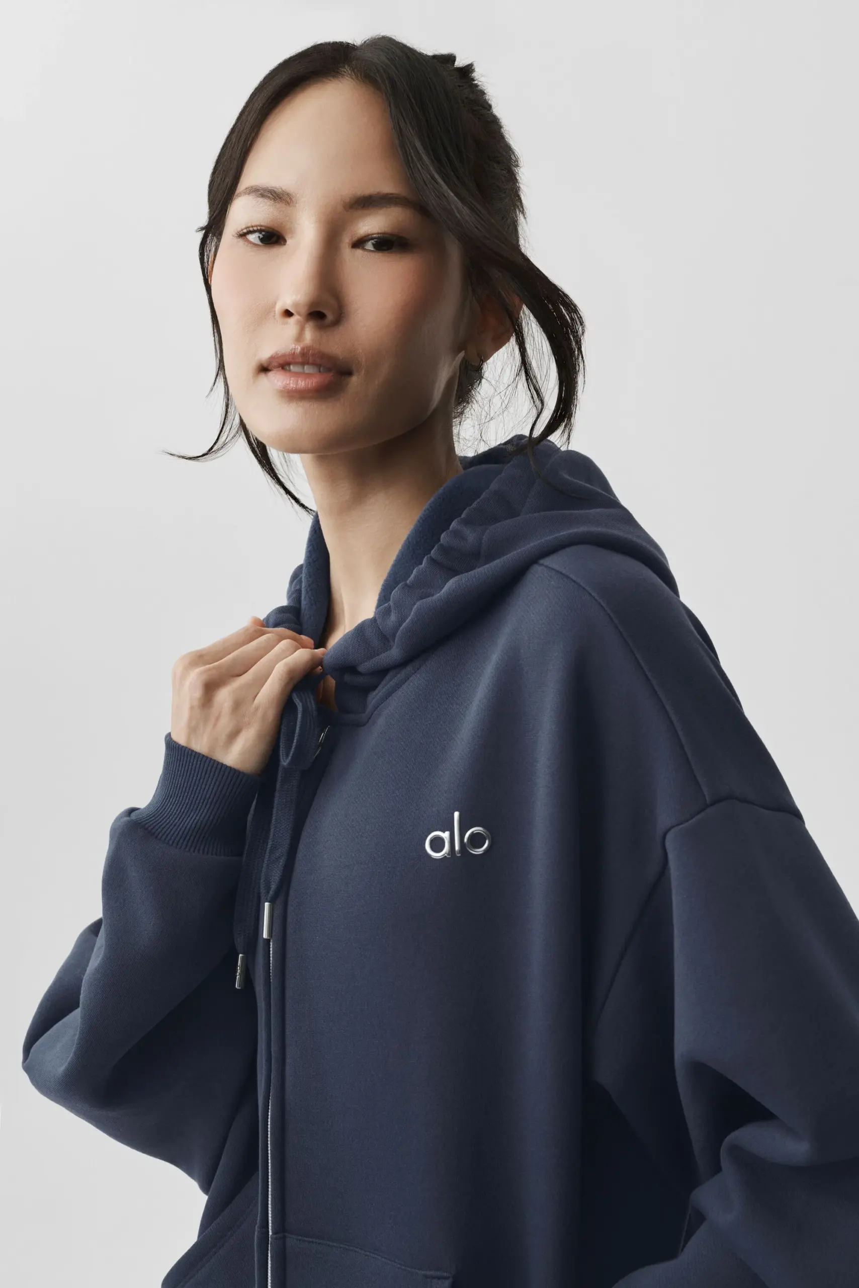Accolade Full Zip Hoodie - Navy - Image 4