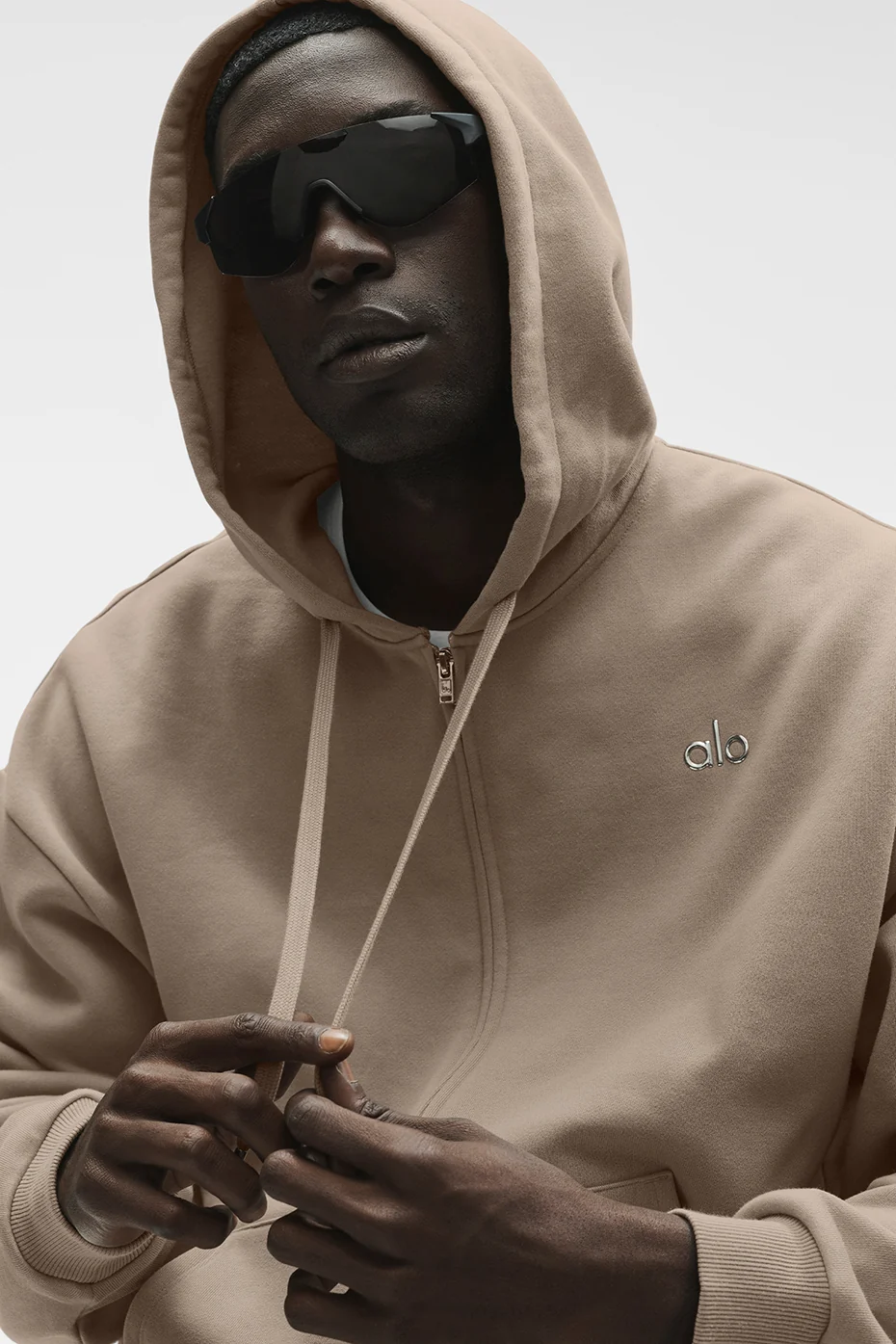 Accolade Full Zip Hoodie - Gravel - Image 3