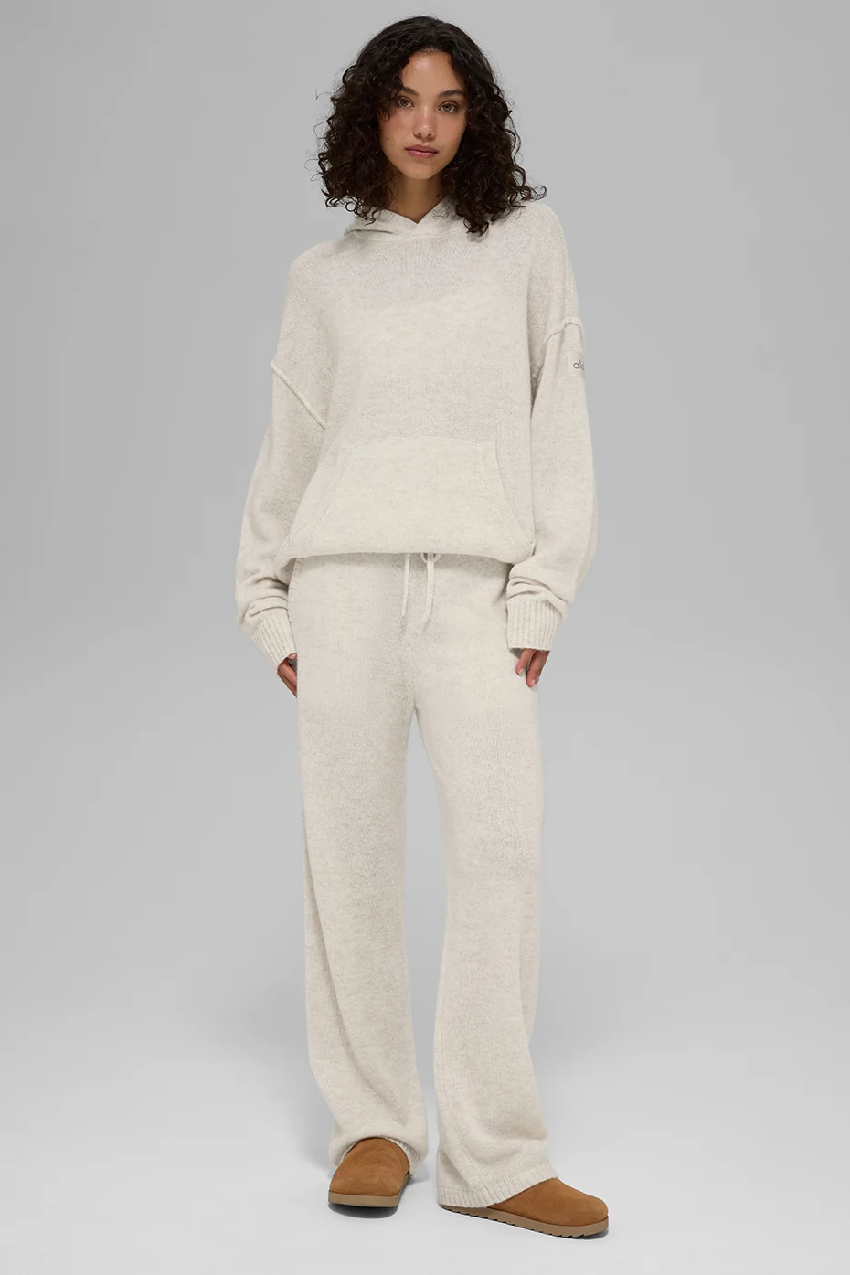 Wool Cashmere New Class Hoodie - Bone Heather - Image 5