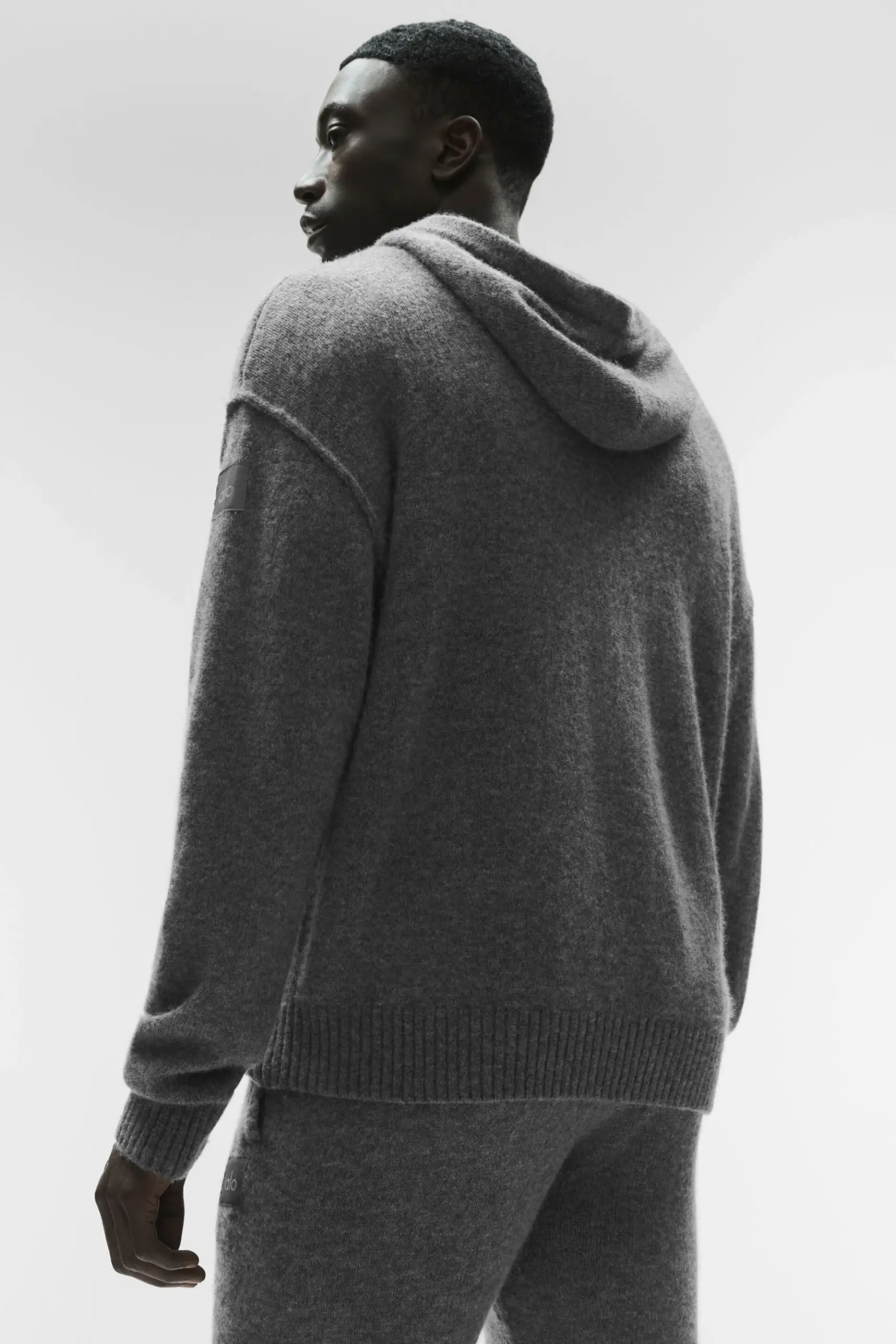 Wool Cashmere New Class Hoodie - Platinum Grey - Image 3