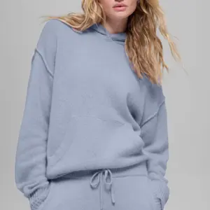 Wool Cashmere New Class Hoodie - Winter Frost