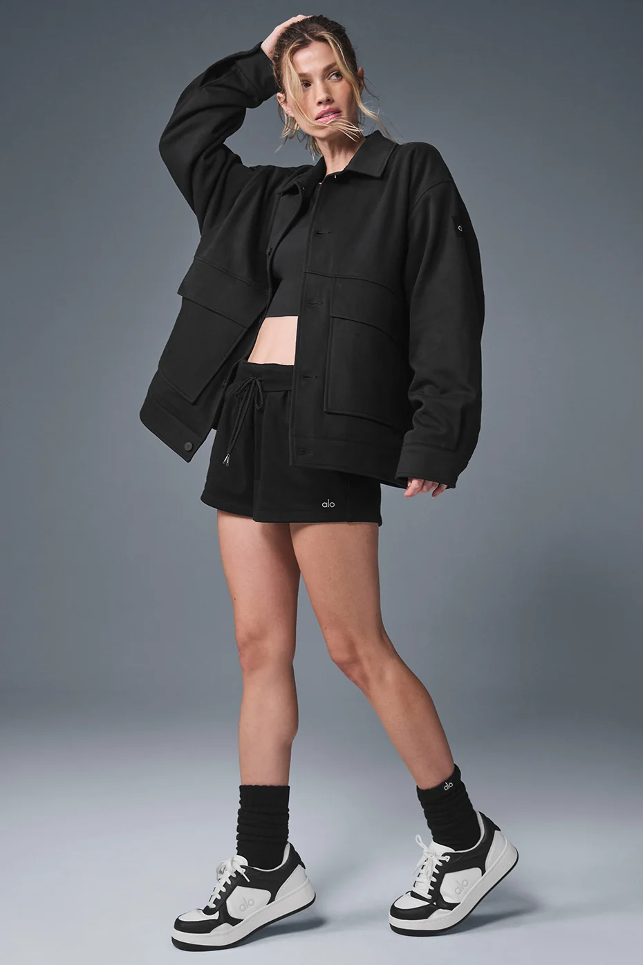 Unisex One Up Jacket - Black - Image 3