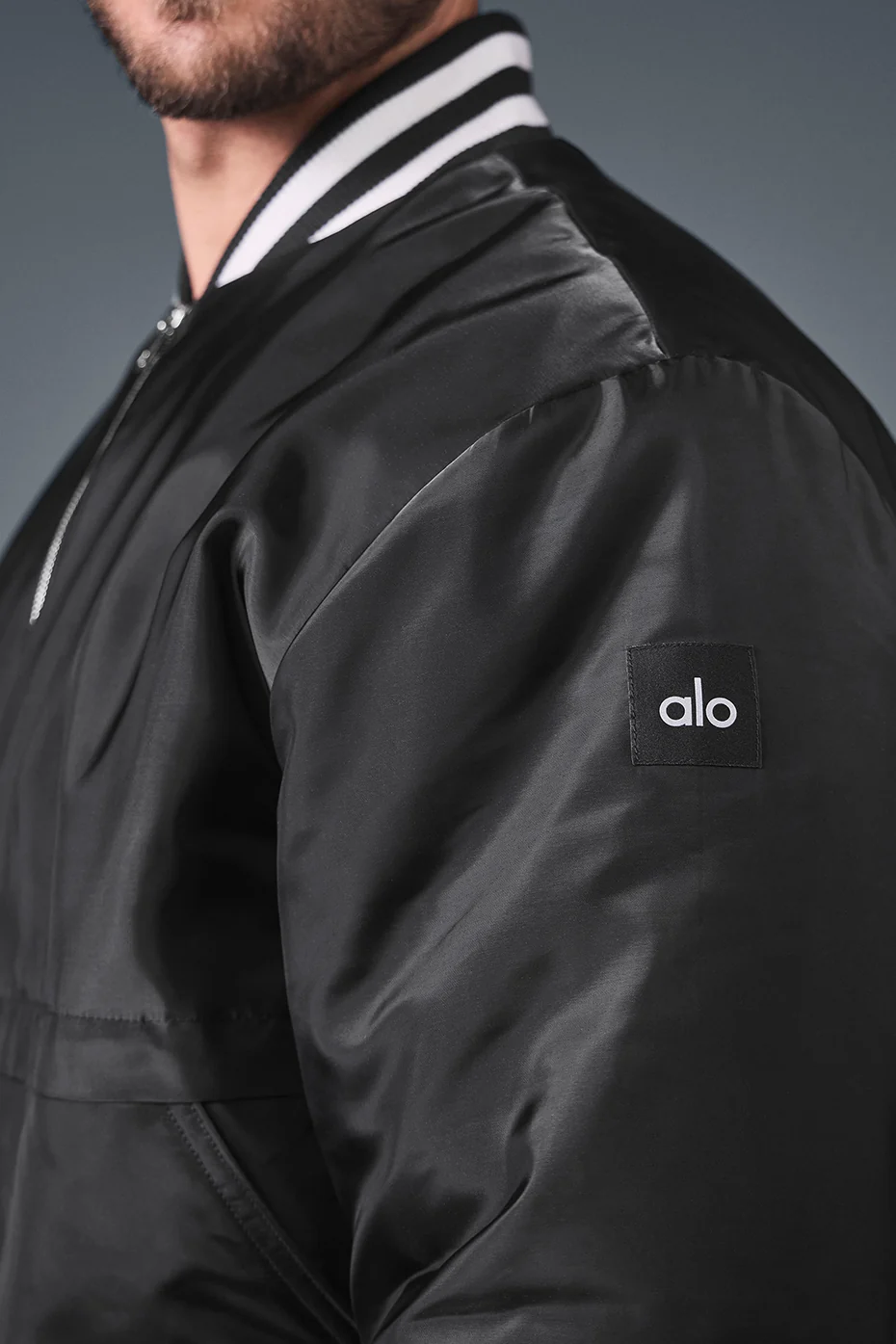 Afterglow Varsity Jacket - Black - Image 3