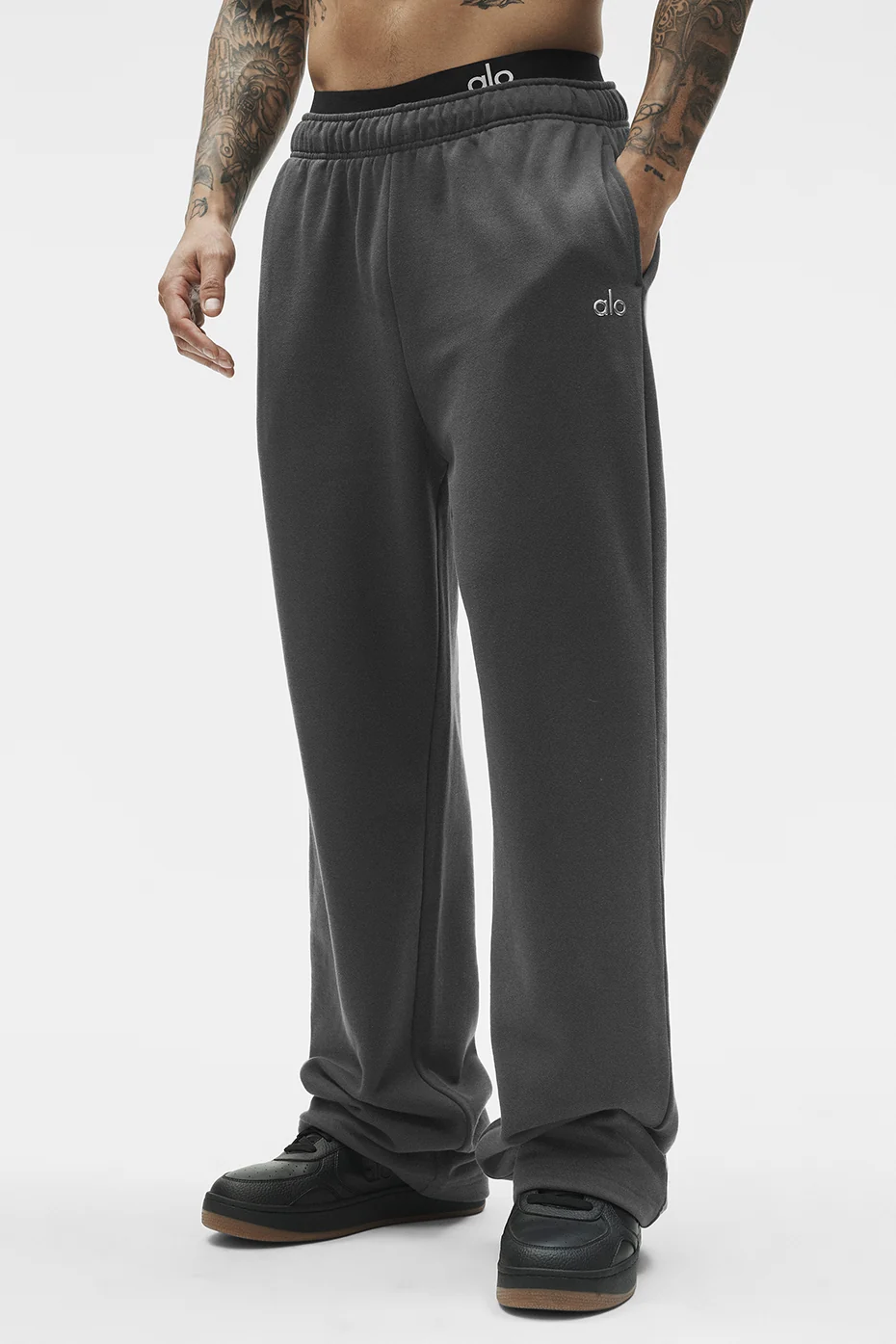 Accolade Straight Leg Sweatpant - Anthracite - Image 3