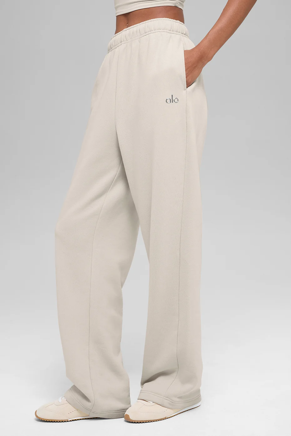 Accolade Straight Leg Sweatpant - Bone - Image 3
