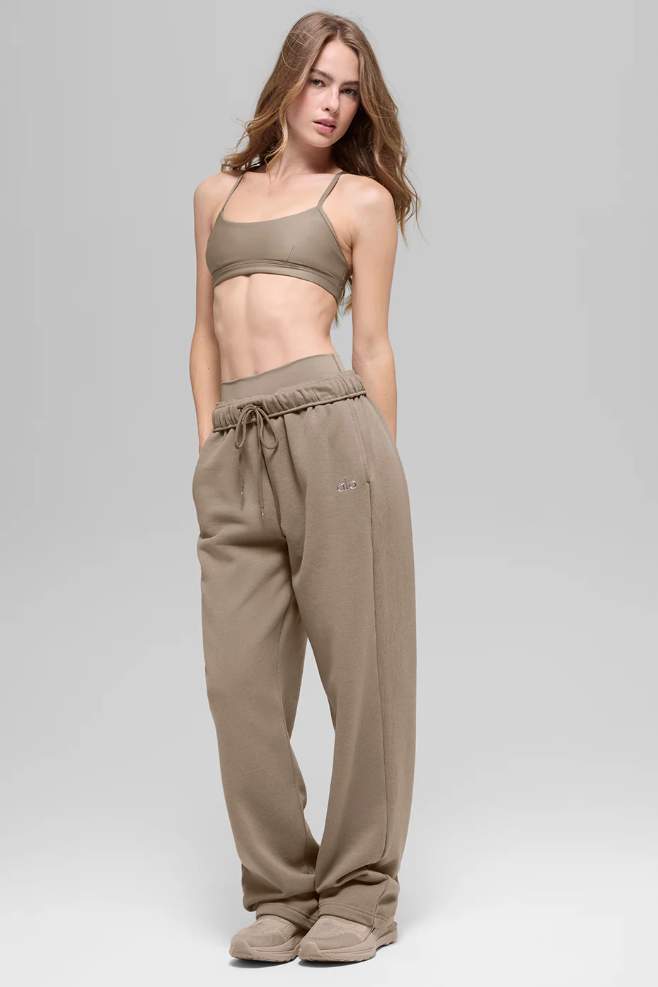 Accolade Straight Leg Sweatpant - Gravel - Image 4