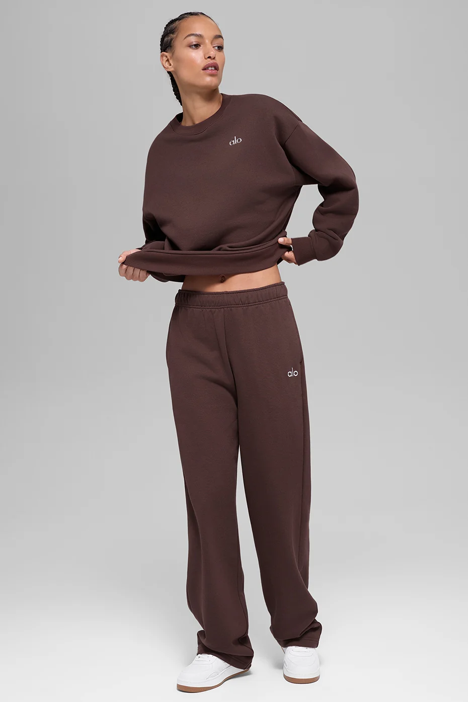 Accolade Straight Leg Sweatpant - Brownstone - Image 5
