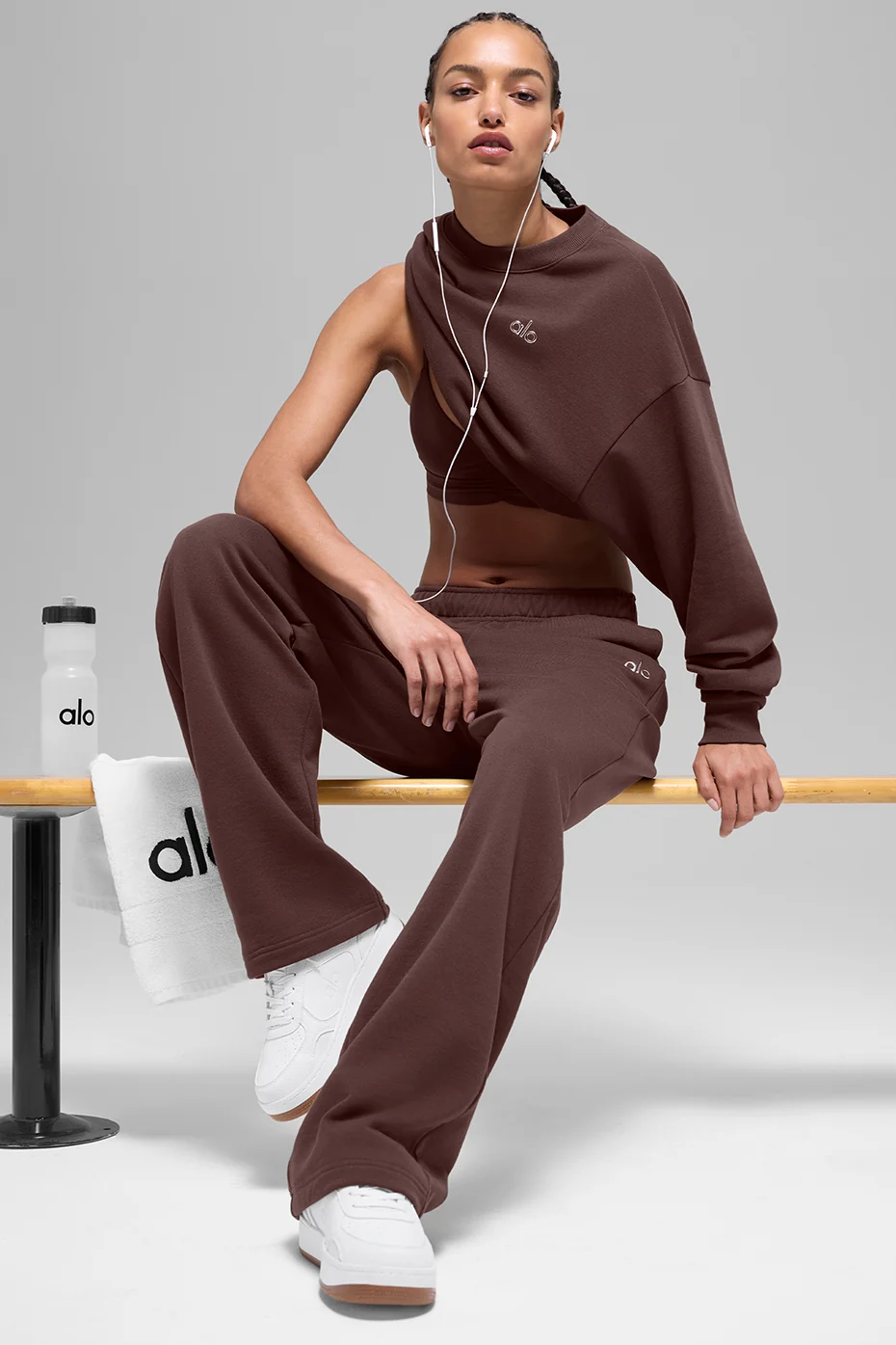 Accolade Straight Leg Sweatpant - Brownstone - Image 4