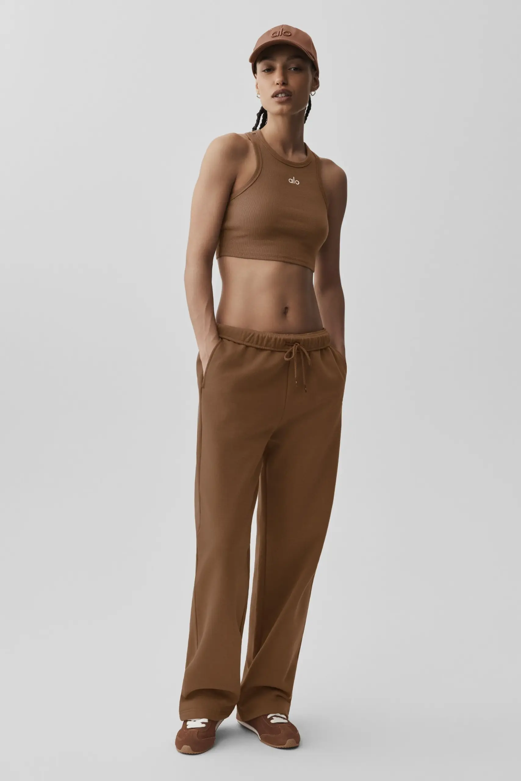 Accolade Straight Leg Sweatpant - Sun Kissed Brown - Image 5