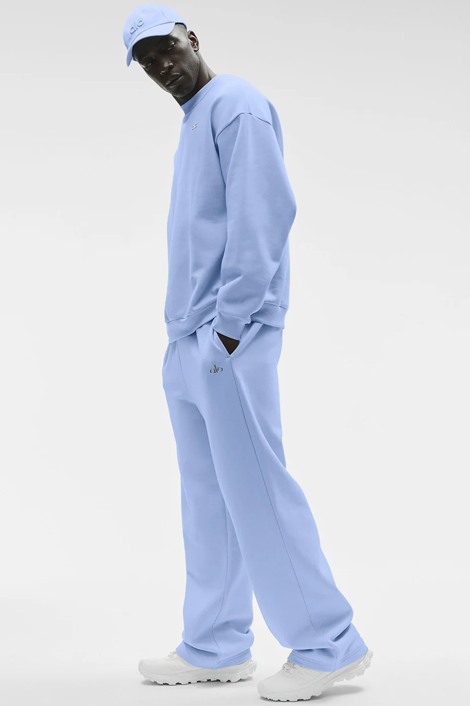 Accolade Straight Leg Sweatpant - Light Provence Blue - Image 4