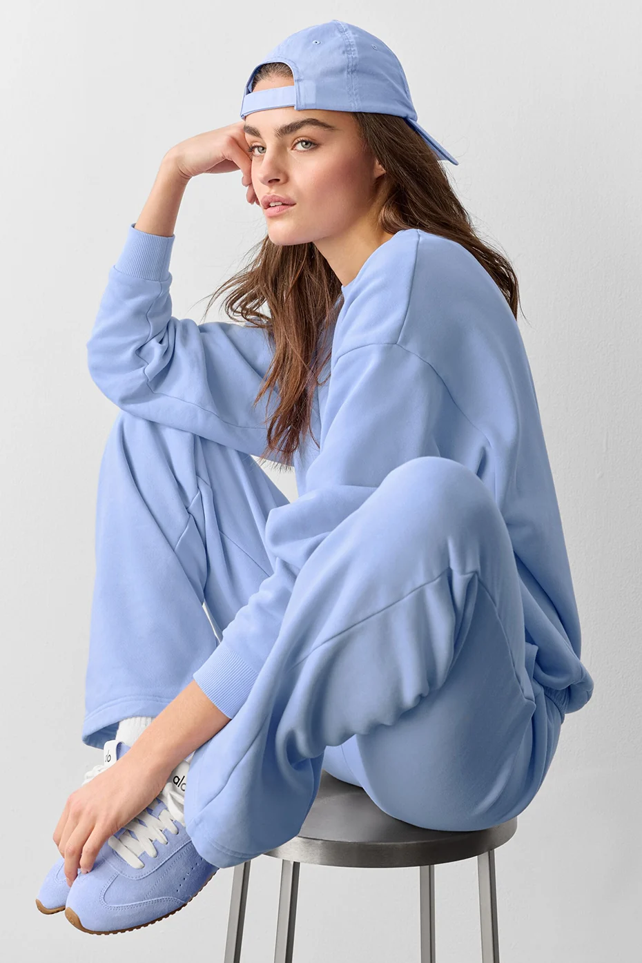 Accolade Straight Leg Sweatpant - Light Provence Blue - Image 5