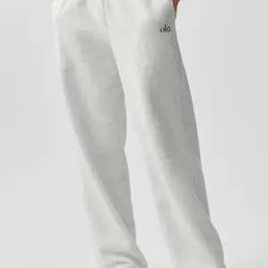 Accolade Straight Leg Sweatpant - White Heather