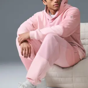Make Waves Sweatpant - Sunset Pink Tonal