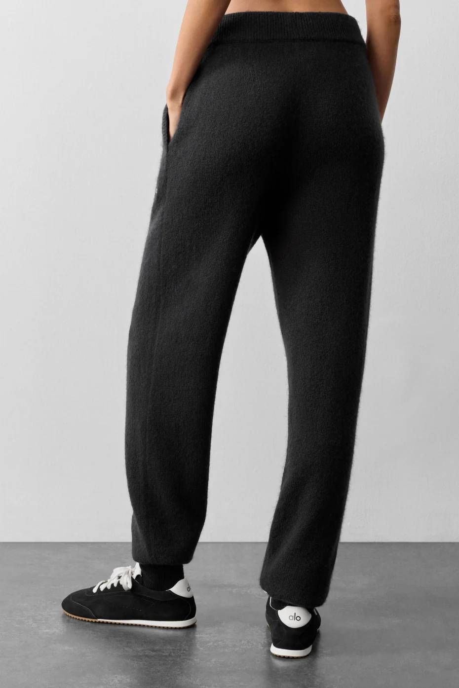 Wool Cashmere New Class Sweatpant - Black - Image 4
