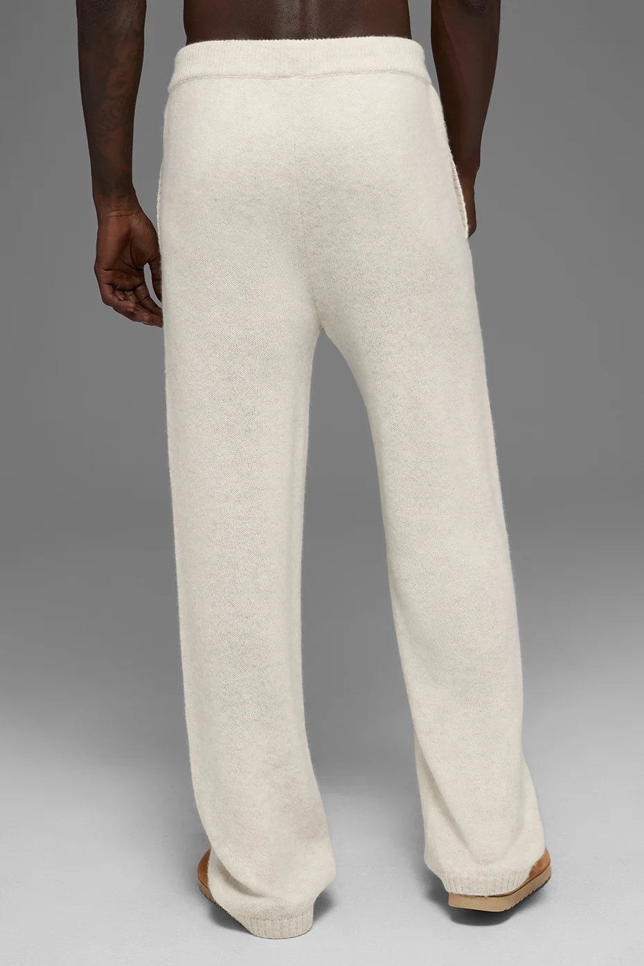 Wool Cashmere New Class Sweatpant - Bone Heather - Image 3