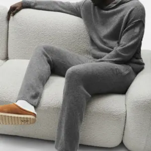 Wool Cashmere New Class Sweatpant - Platinum Grey