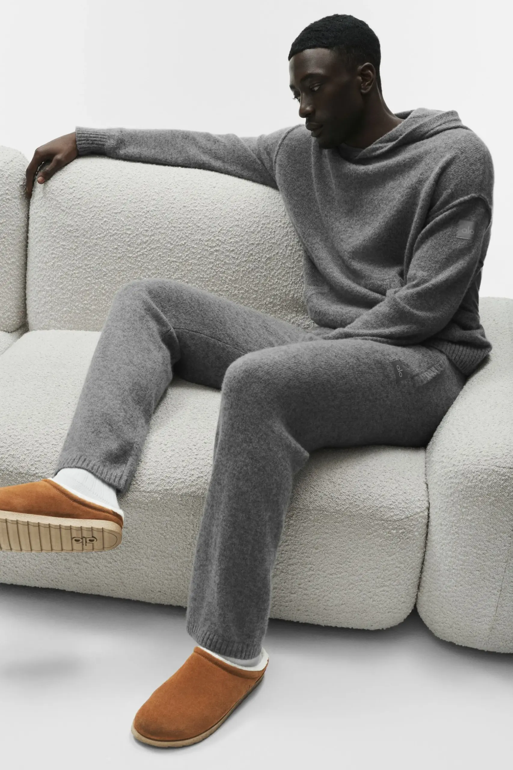 Wool Cashmere New Class Sweatpant - Platinum Grey