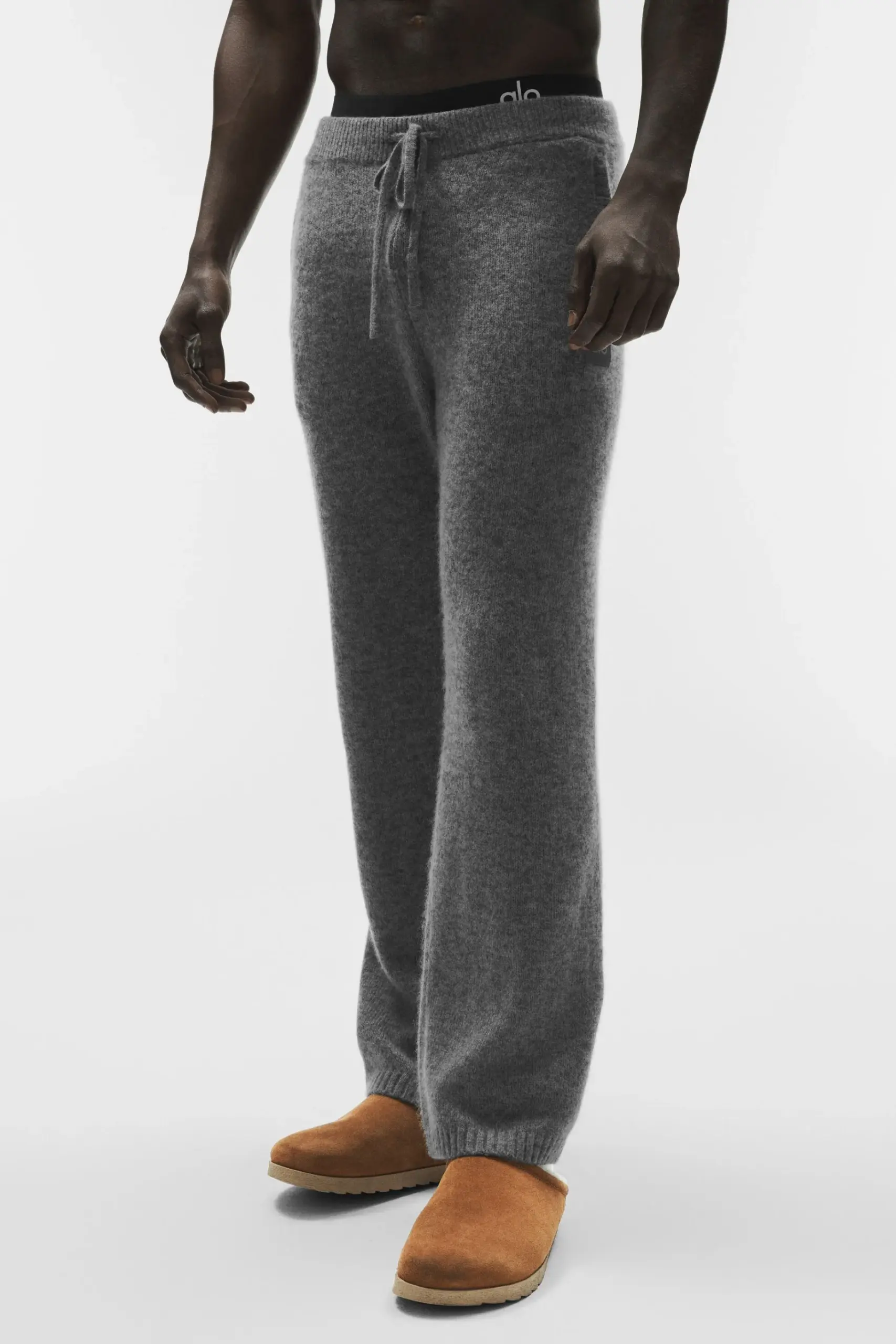 Wool Cashmere New Class Sweatpant - Platinum Grey - Image 3