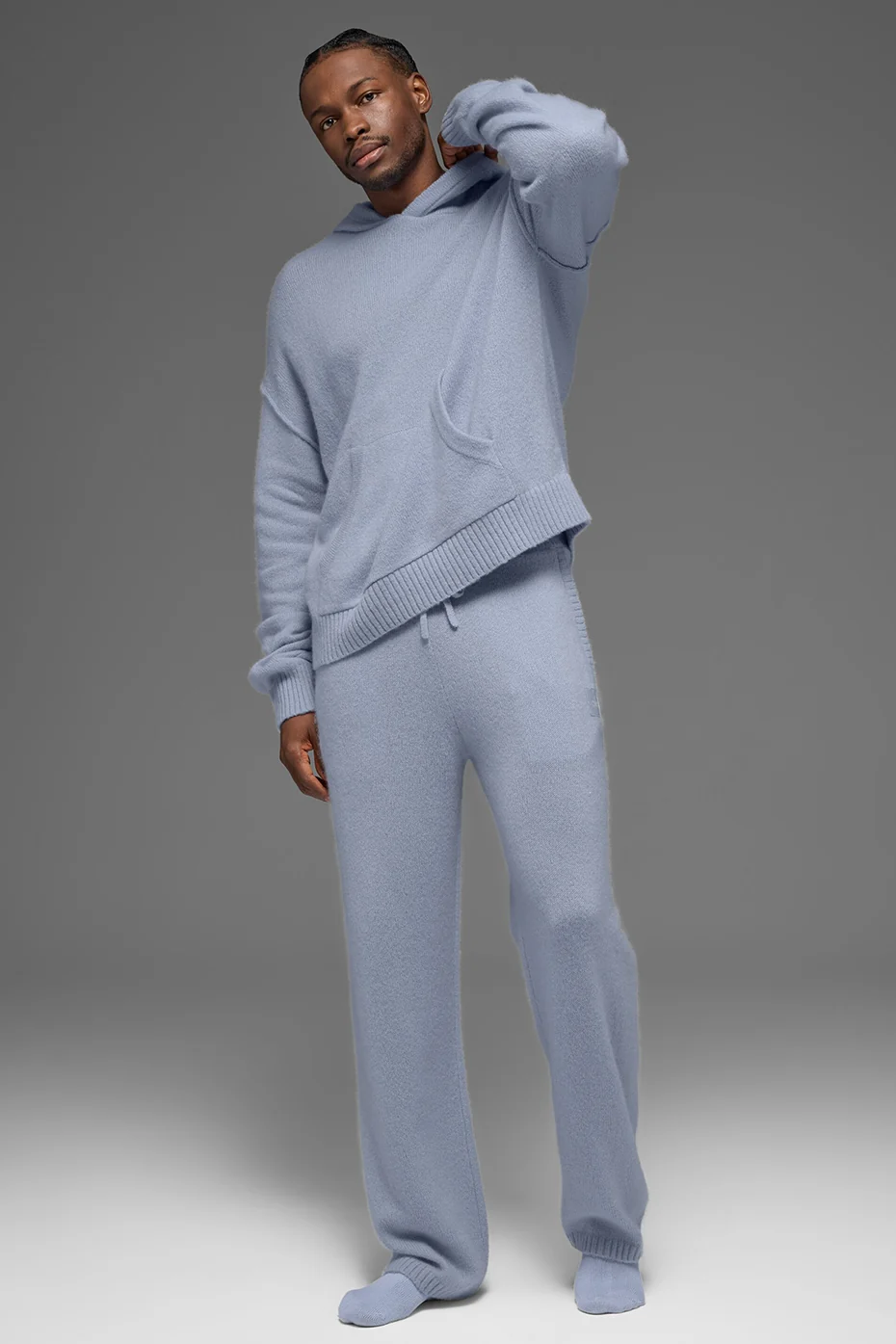 Wool Cashmere New Class Sweatpant - Winter Frost - Image 4