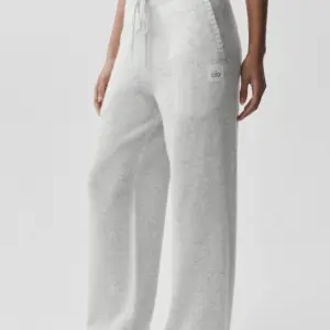 Wool Cashmere New Class Sweatpant - White Heather