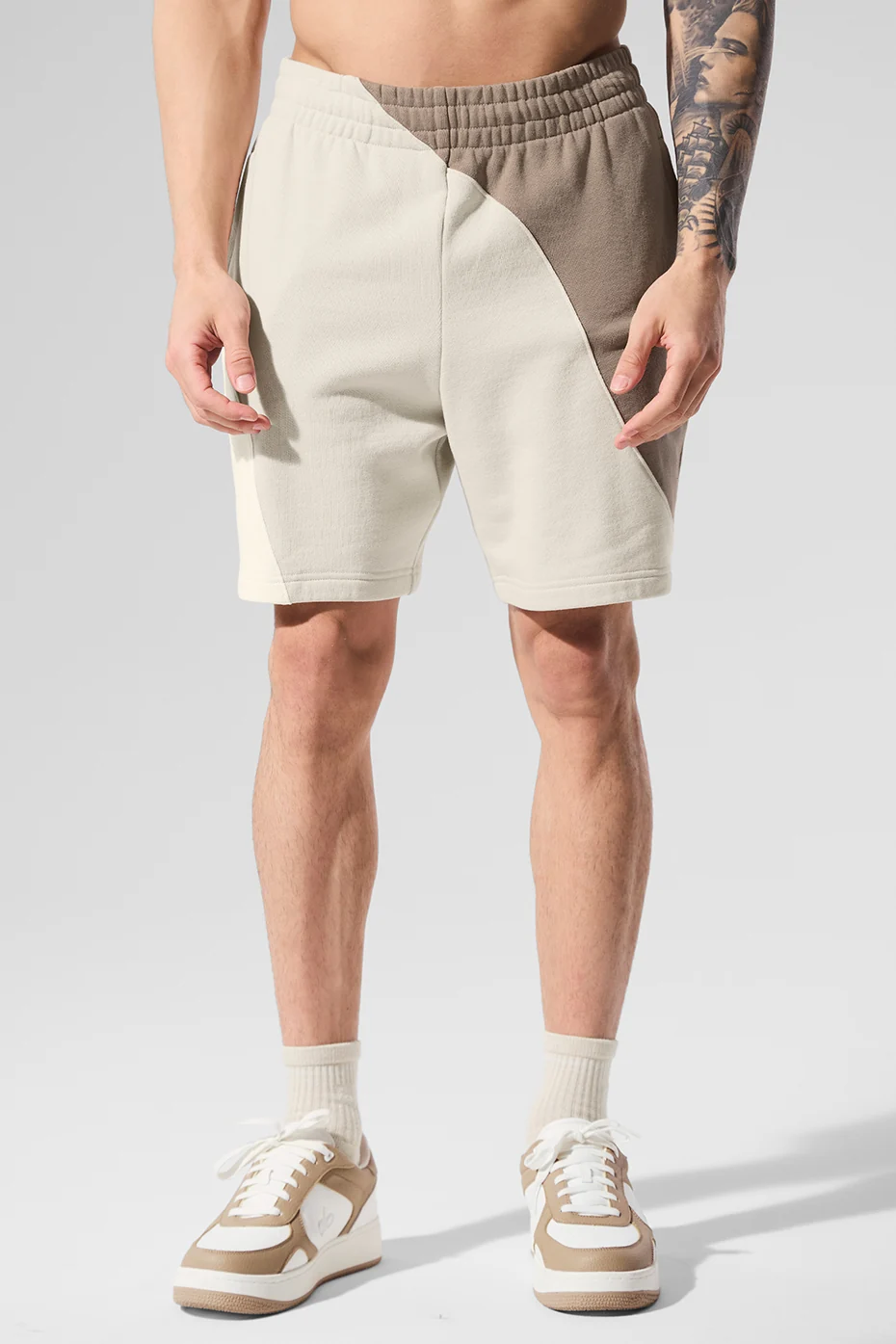 7 Make Waves Short - Ivory/Bone/Gravel