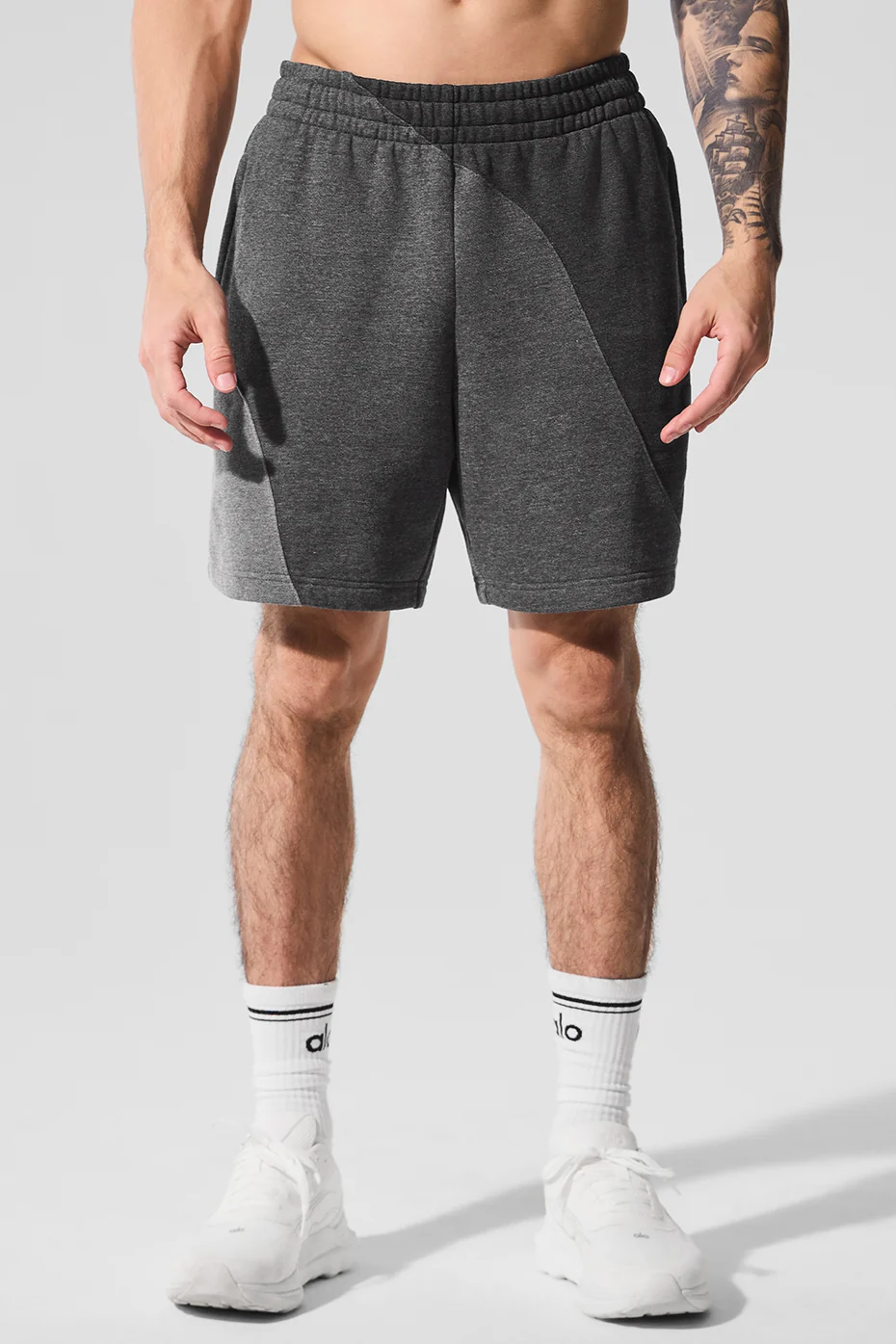 7 Make Waves Short - Dark Heather Grey Tonal