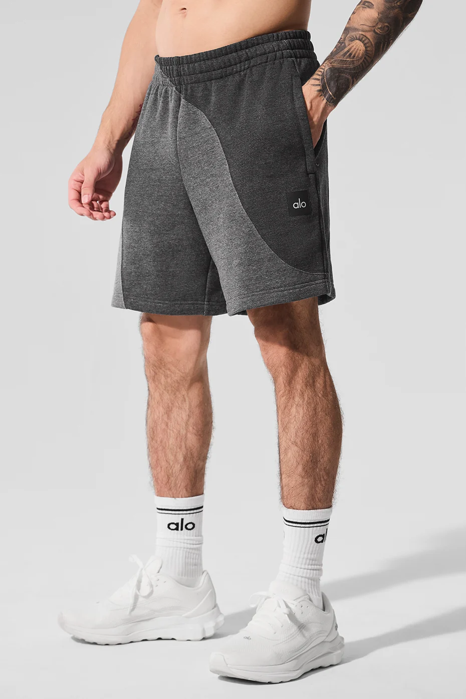 7 Make Waves Short - Dark Heather Grey Tonal - Image 4