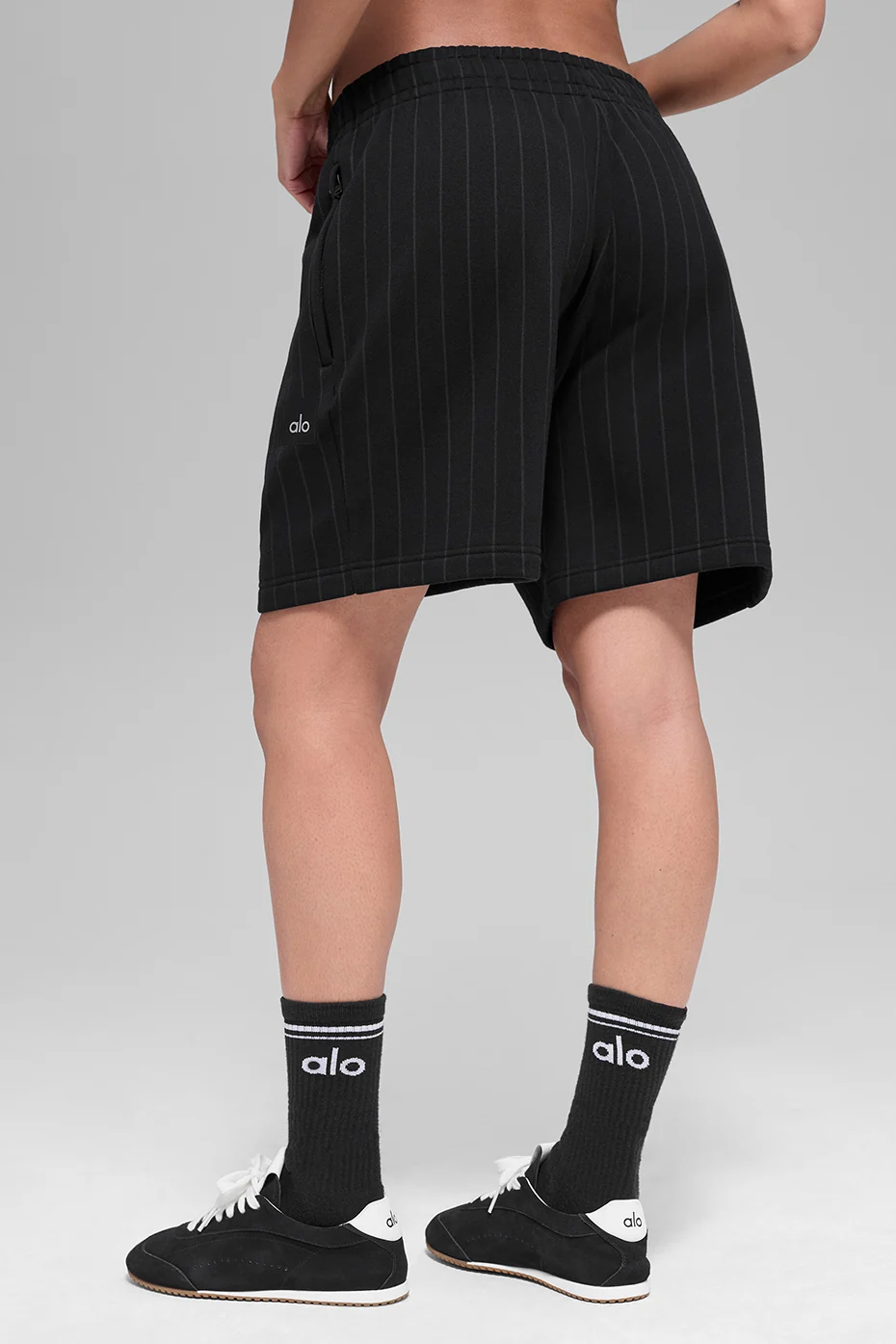 7 Pinstripe Short - Black Pinstripe - Image 3