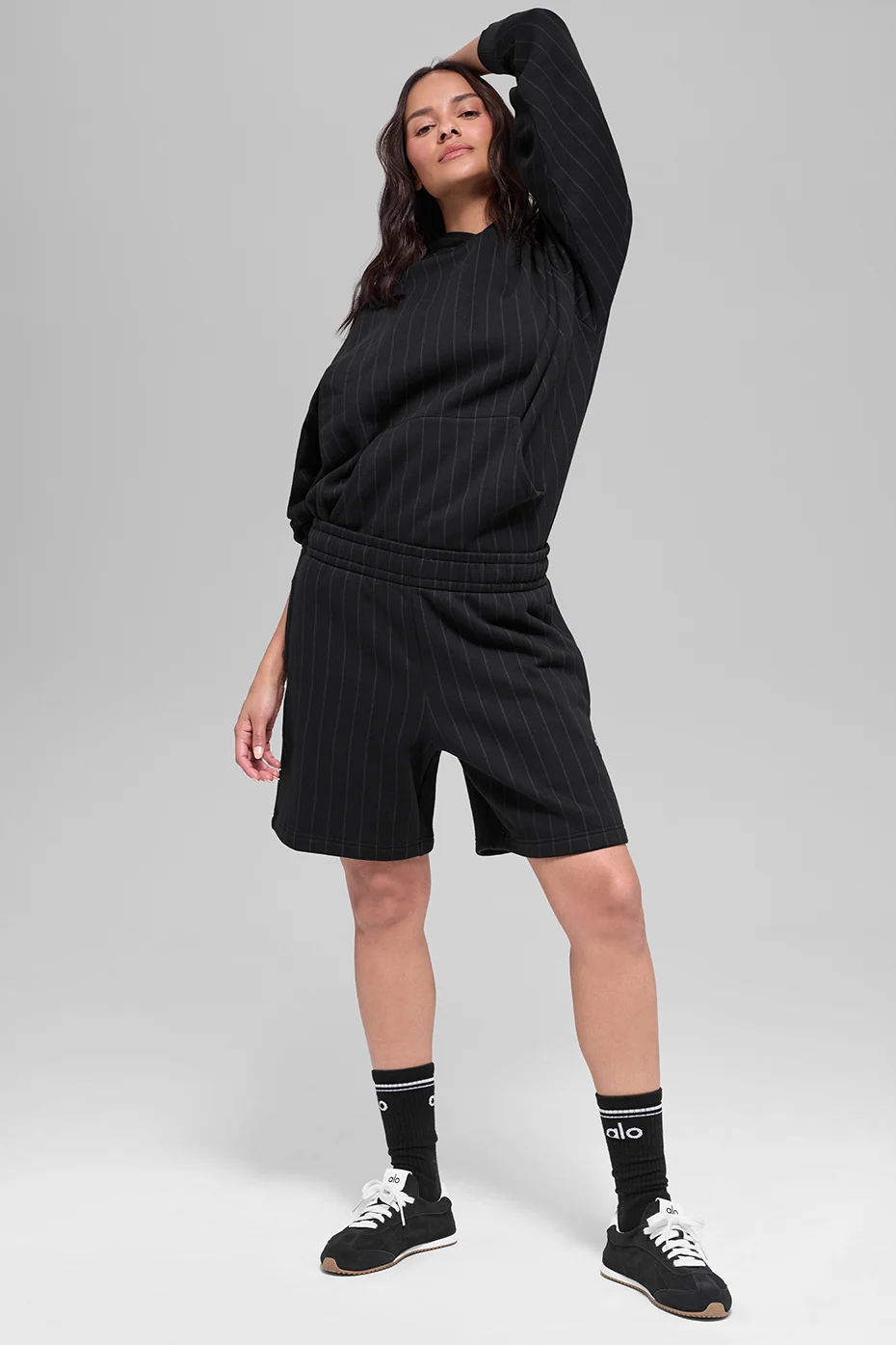 7 Pinstripe Short - Black Pinstripe - Image 4
