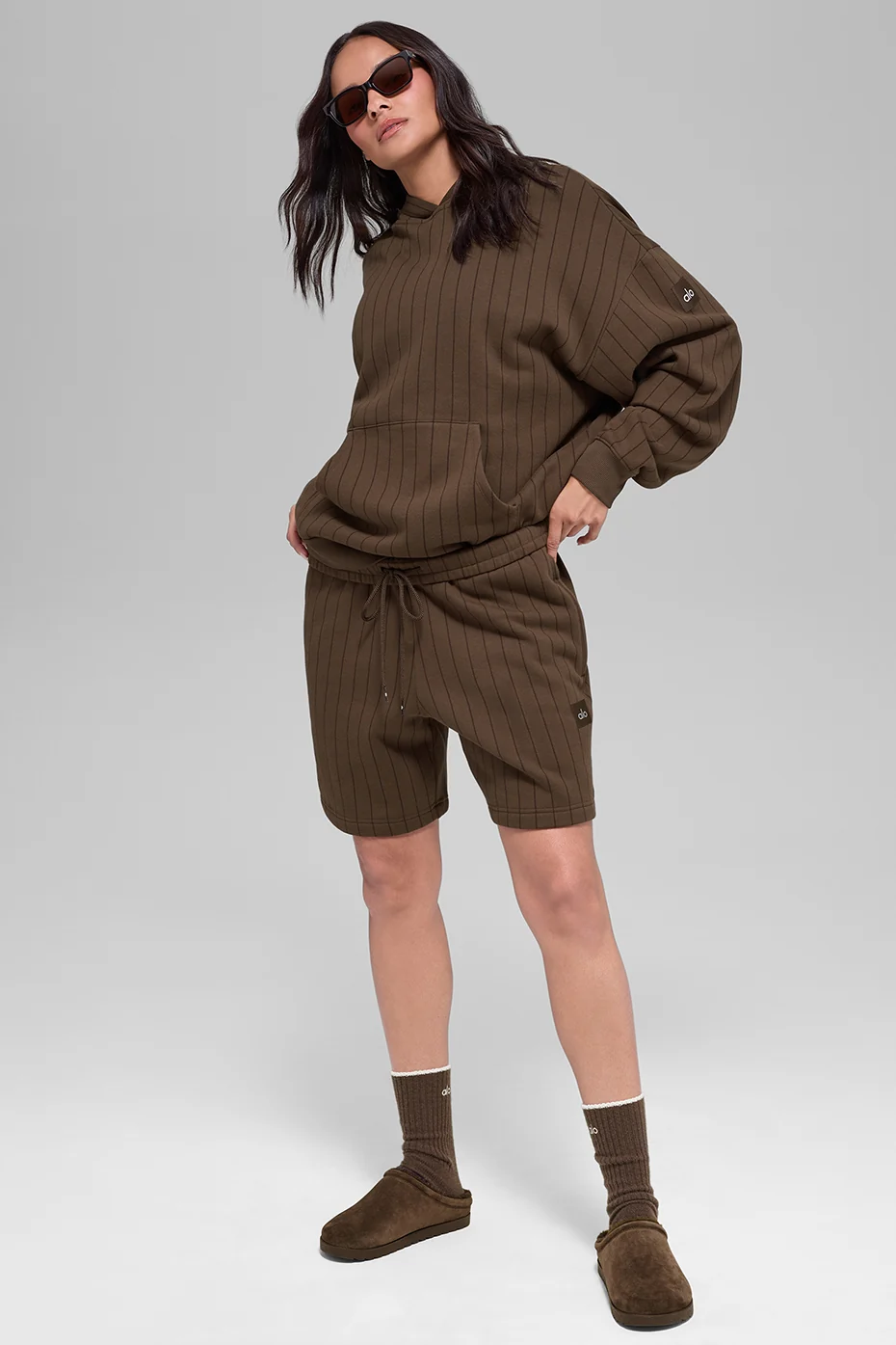 7 Pinstripe Short - Espresso Pinstripe - Image 4