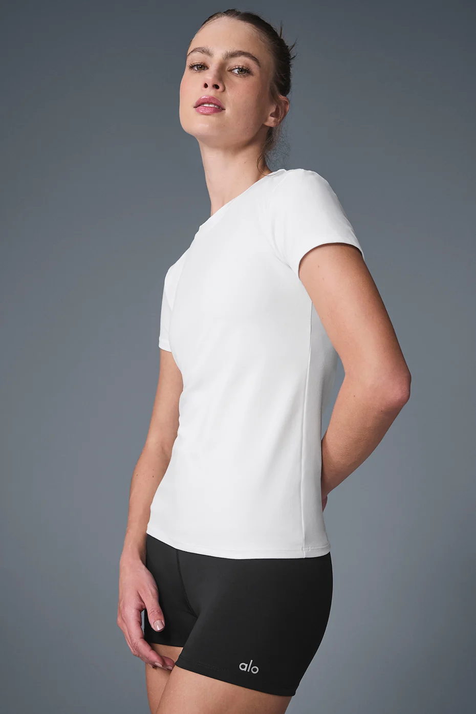 Alosoft Finesse Tee - White - Image 4