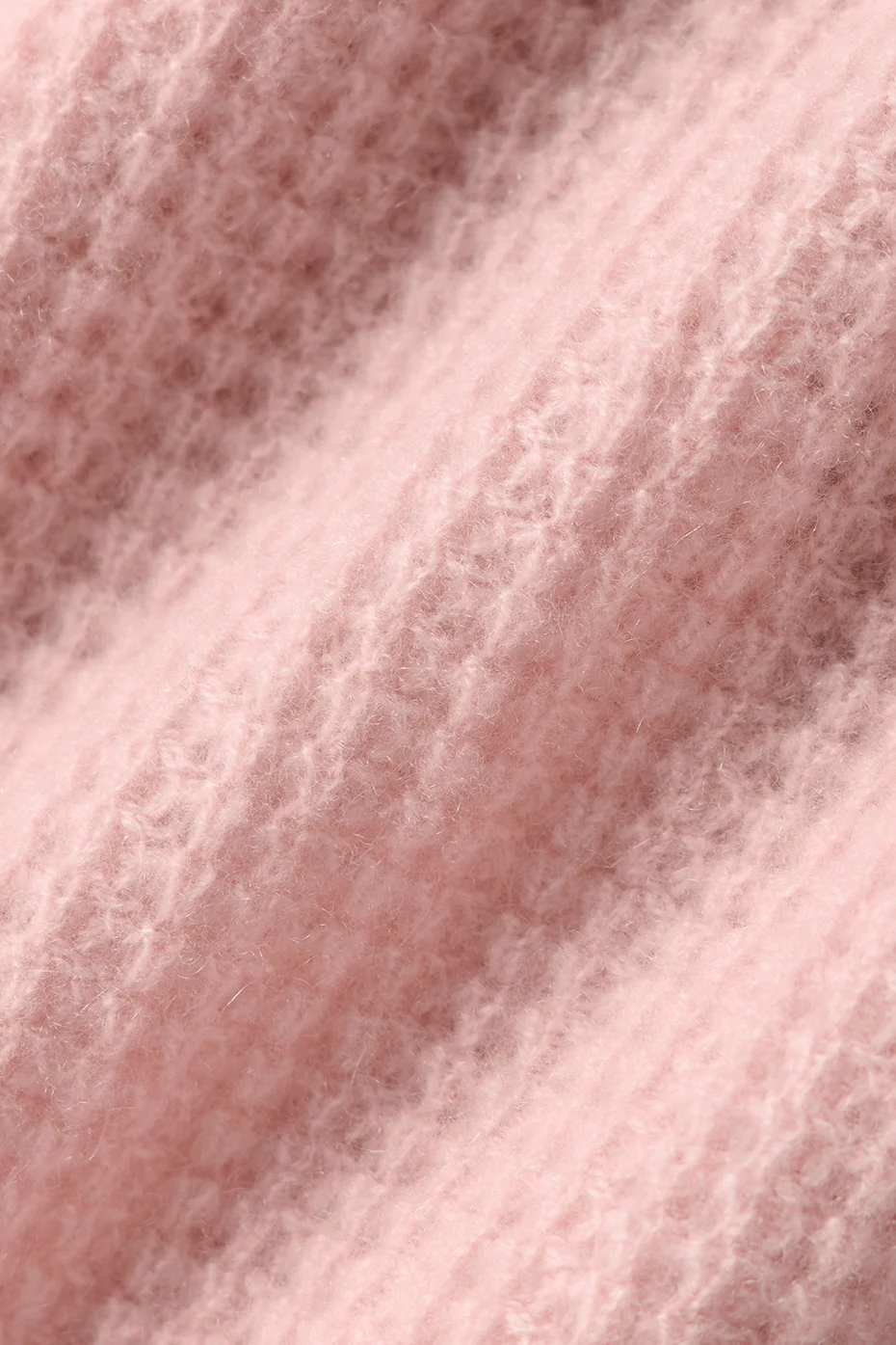 Cashmere Plush Waffle Polo Tee - Pink Quartz - Image 6