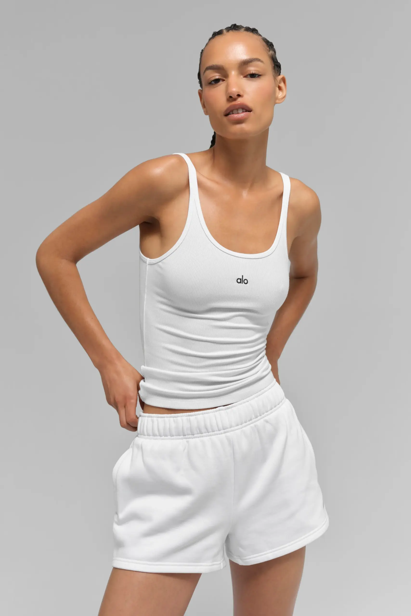 Ribbed Prosper Tank - White - Image 3