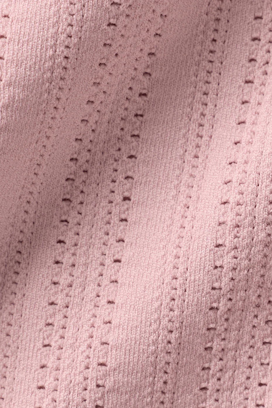 Seamless Pointelle Tank - Vintage Pink - Image 6