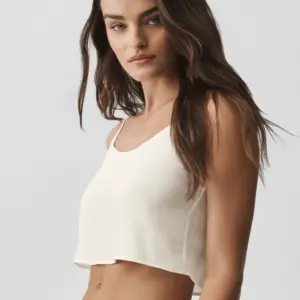 Semi-Sheer Golden Hour Tank - Ivory